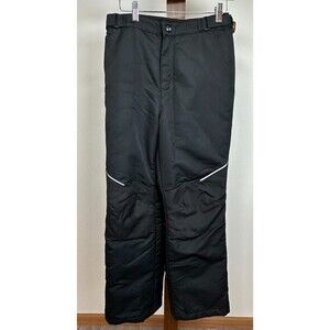 SwissTech Snow Pants Youth XL 14-16 Black Insulated Water Resistant Ski
